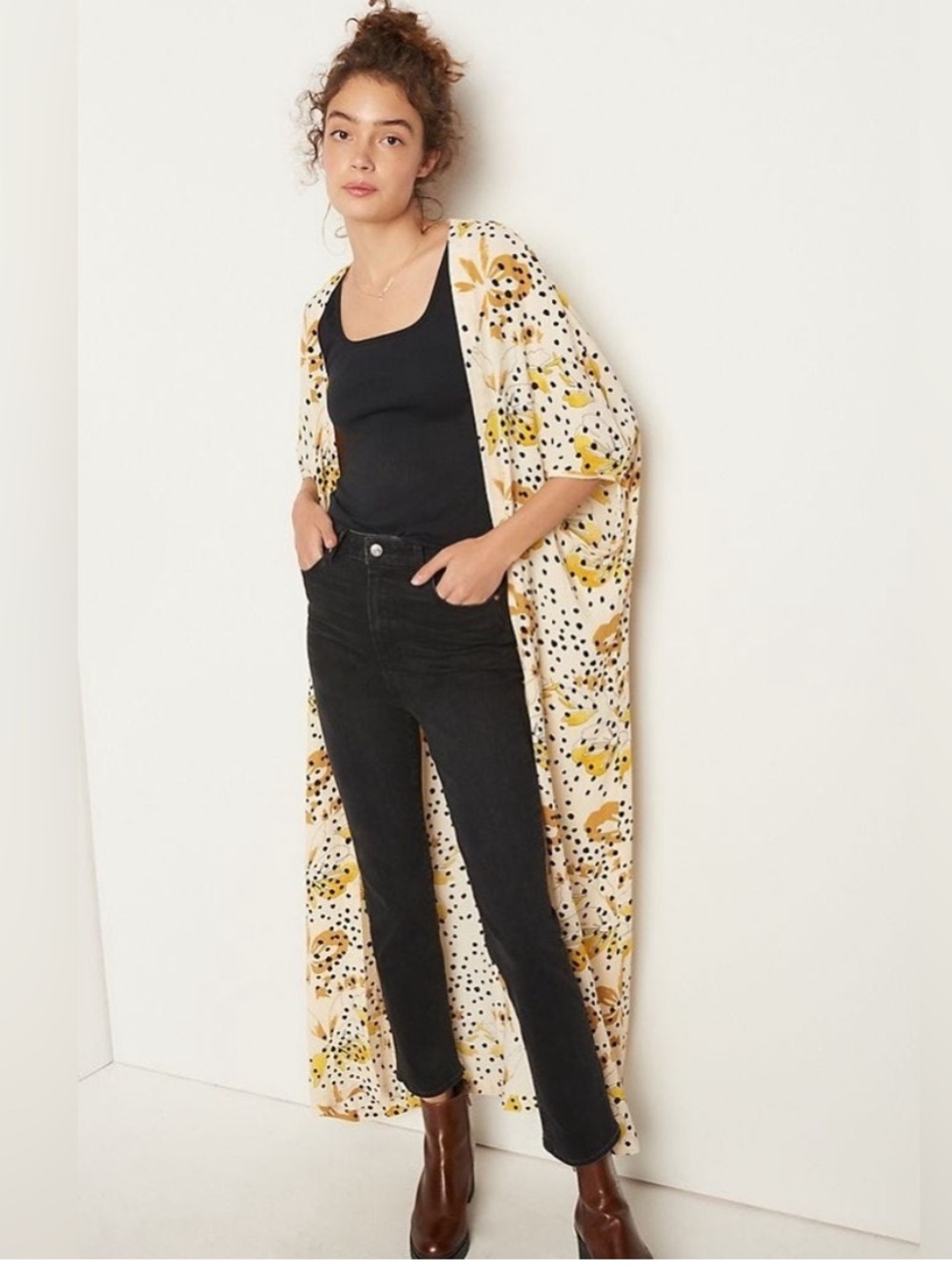 ANTHROPOLOGIE Bel Kazan Sadie Duster Kimono. One Size. - Picture 2 of 8